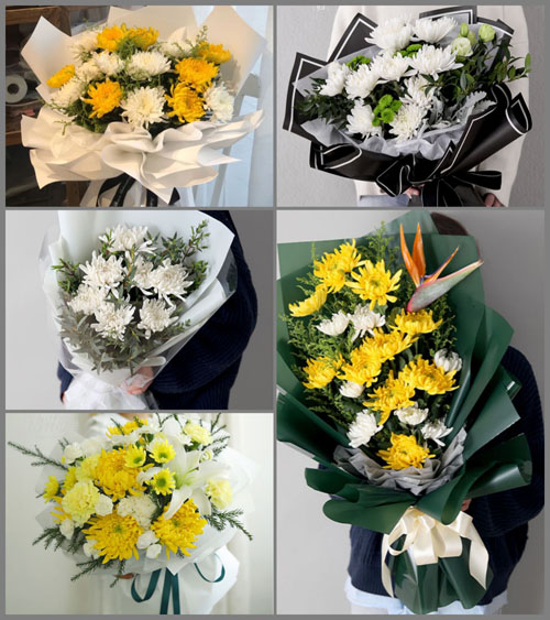 贵州六盘水六枝特区九龙街道河湾村白事花束代送